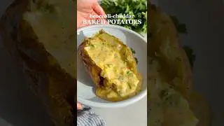 Картофель с брокколи и сыром чеддер: нажмите на ссылку в моей биографии, а затем выберите фото, ч...