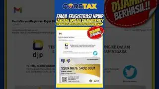 CARA DAFTAR NPWP SECARA ONLINE #Coretax #coretaxsystem