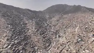 Colocación de la primera piedra para pozos de agua en San Juan de Lurigancho. 29 de abril.