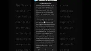 Satoshi App New Upgrade Good news 🤩 Surprise | 26th December big boom | Core coin Mainnet | Airdrop
