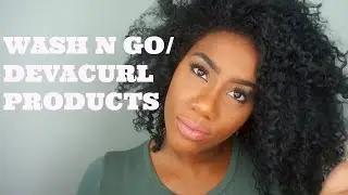 WASH N GO| NATURAL HAIR |USING DEVACURL PRODUCTS