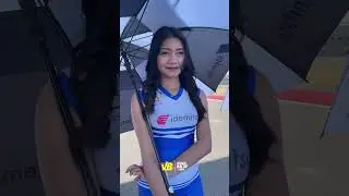 Deretan Umbrella Girl Cantik Di Yamaha Sunday Race 2024 Mandalika Round 1