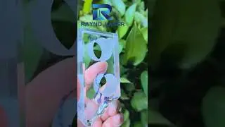 Thick glass drilling by laser #glassdrilling #glasscutting