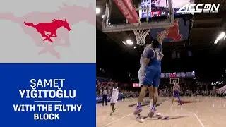 SMU's Samet Yigitoglu With The Filthy Block