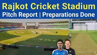 Rajkot Cricket Stadium Final Pitch Report | Digital Boundary & Broadcast Done | Ind vs Nz 2nd Odi