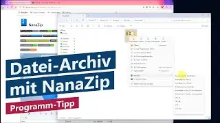 Dateien packen & entpacken (auch mit Passwort) &ndash; NanaZip: Open Source 7-Zip Alternative f&uuml;r Windows