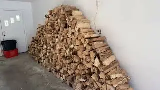 What a cord of firewood looks and feels like in reality