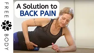 Release back pain by releasing your belly
