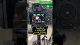 No recording limit on Canon cameras - EASY HACK! #filmmaking