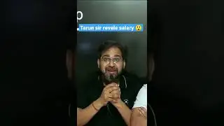 tarun sir revele pw teacher salary 😲#tarunsir #pw #physicswallah #teachersalary #viral