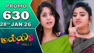 malli today promo 630 review / 28.1.2026 / malli serial 630 review