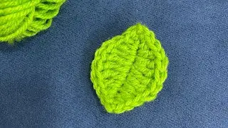 Easy Crochet Leaf | Beginners