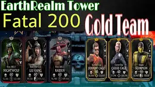 EarthRealm Tower Fatal 200 with Gold team|| tips , equipments and Talent tree