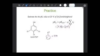 Estimating pKa Value For 3,4,5-Trichlorophenol