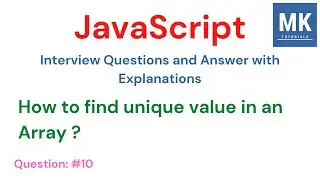 How to find unique value in given array  [🔥😊] ? | JavaScript Interview Questions - #10 | #javascript