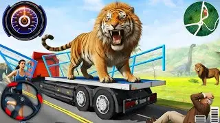 Animal Cargo Truck Driving Game 3D - Animal Transport Cargo Truck 2025 - Android Gameplay 