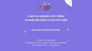 L'autotrapianto di cellule staminali nella Sclerodermia