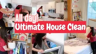 WHOLE HOUSE CLEAN IN ONE DAY | ULTIMATE CLEANING MOTIVATION