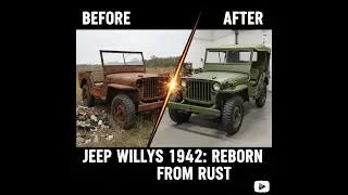 The AMAZING Restoration of a 1942 Abandoned Jeep Willys