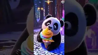 Panda Express: The Ice Cream Rescue Mission #panda #shorts #funny #icecream #cartoon