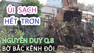 Ủi Sạch SAN BẰNG BÌNH ĐỊA Bờ Bắc Kênh Đôi NGUYỄN DUY Quận 8 - Sài Gòn ngày nay