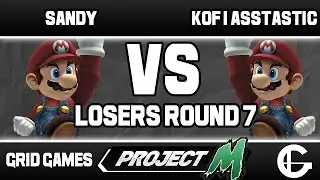 Sandy (Mario) VS KoF | AssTAStic (Mario) | Grid Project M Weekly 56 | Losers Round 7