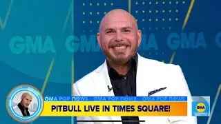 Pitbull on Good Morning America!