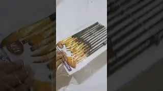 ₹131 ke  12 paint brushes 🖌️ Unboxing paint brush #unboxing #painting #brush #youtubeshorts