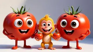 आहा टमाटर - Aaha Tamatar Bade Mazedar | Hindi Nursery Rhymes And Kids Song | Riya Kids Tv