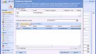 CRM 4.0 Data Management - Duplicate Checking