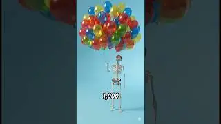 How Many Balloons Does It Take to Lift a Human? 🎈