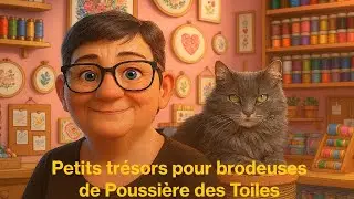 Petits trésors pour brodeuses de Poussière des Toiles 🌟  ➕️ Annonce d'un SAL