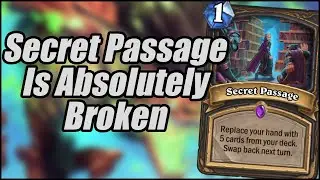 Secret Passage Is Absolutely Broken | Aggro Rogue | Scholomance Academy | Hearthstone