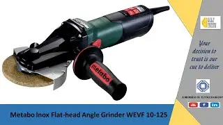 GULF INCON  - Metabo Inox Flat head Angle Grinder WEVF 10 125 Quick Inox