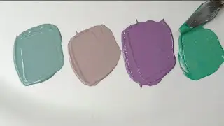 4 Amazing Colours Recipe || Satisfying Colors Mixing...