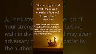 👉 Share this with 3 people who need favor today. #Psalm110 #PrayerForFavor #KingdomDominion #god