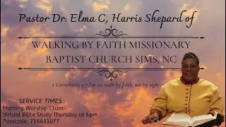 Rev. Dr. Elma .C. Harris, Pastor Topic: Don't Rock The Boat Scripture: Mark 4:35-40,Ephesians 6:10