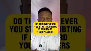 How to overcome DOUBT when you pray | Joshua Generation #inspiration #prophetic #motivation #fyp