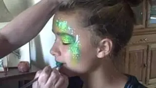 Wintergreen Fairy Face Painting Tutorial | Curlie's Face Art & Michigan Face Painters