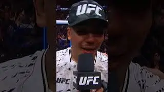 Joshua Van is watching the co-main event closely! 👀 #ufc317