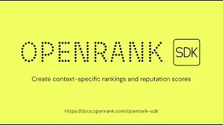 OpenRank: Building Graph Datasets for Contextual Crypto App Feeds