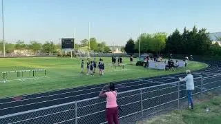 Lakeridge middle school vs. Manassas park 400m run #track #hurdles