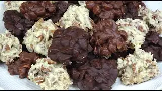 ROCAS DE CHOCOLATE CASERA, Deliciosas y Fácil (con 3 combinaciones) 🍫CHOCOLATE ROCKS