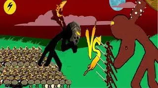 Stick War Legacy - Spearton Spear Vs GIANT BOSS - FlashGames Android Gameplay #2