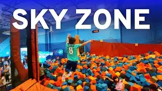 What's Inside Sky Zone Trampoline Park? Bounce House, Jumper, Zip Line, Obstacle Course