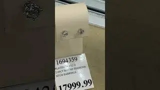 costliest diamond studs in Costco