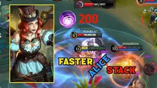 alice in the mid stack is very fast