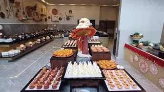 TAJ GATEWAY VIVANTA ,KOLKATA's maha Saptami 2024 buffet spread . courtesy : chef : SOUMALYA .