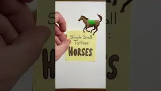 Small Tattoo Ideas: Horses 🐴