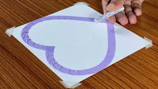 A Magical Floating Island / Drawing with Oil Pastels / Step by Step